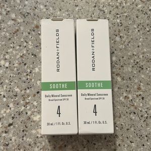 Rodan + Fields Soothe Daily Mineral Sunscreen (x2)